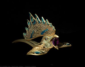 ‘cockerel’ Diadem — René Lalique