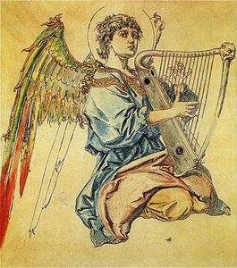 Angel With Harp — Jan Matejko