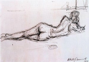 Naked Lying Back — Alberto Giacometti