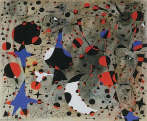 Le Chant Du Rouge-gorge À Minuit Et La Pluie Matinale — Joan Miró