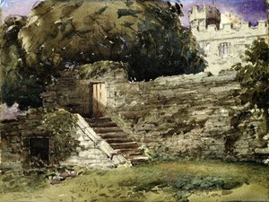 Haddon Hall, The River Steps — David Cox
