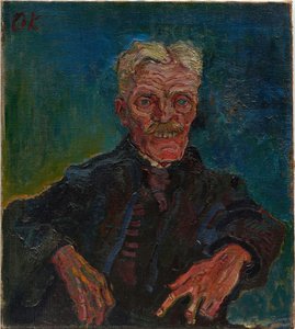 Hombre Viejo (padre Hirsch) — Oskar Kokoschka