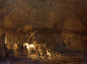 Barn Interior — Egbert Van Der Poel