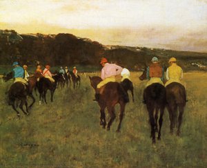 Plci Na Longchamp — Hilaire-germain-edgar Degas
