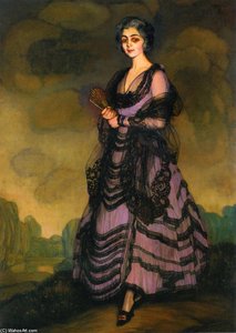 Portrait Of Senora Corcuera — Ignacio Zuloaga Y Zabala