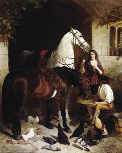 Feeding The Arab — John Frederick Herring Kıdemli