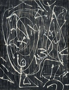 Charred Journal Firewritten I — Morris Louis