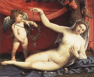 Venus Y Cupido — Lorenzo Lotto