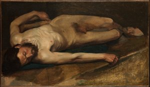 Male Nude — Edgar Degas