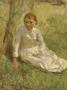Girl In A Field — Sir George Clausen