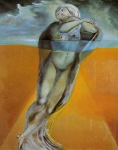 Postać W Wodzie - Po Szkicu Michała Anioła Ku „resurekcji Chrystusa”, 1982 — Salvador Dalí
