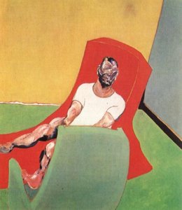 Double Portrait Of Lucaian Freud And Frank Auerbach, 1964 B — Francis Bacon