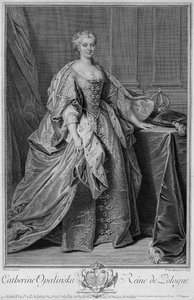 Portrait Of Catherine Opalińska As Queen Of Poland — Jean-baptiste Van Loo