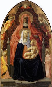The Madonna And Child With Saint Anne — Masaccio
