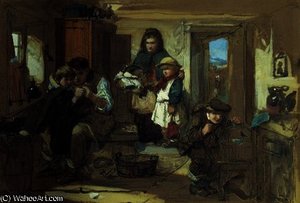 Seeing Them Off — Thomas Faed