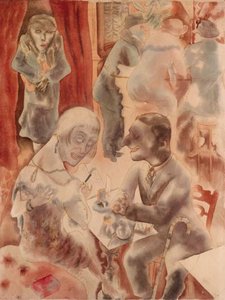 The Conversation — George Grosz