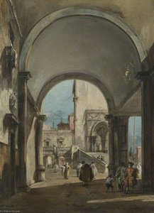 An Architectural Caprice — Francesco Lazzaro Guardi