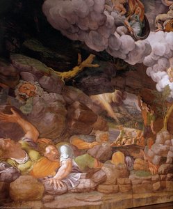 Fresco On The South Wall (detail) (9) — Giulio Romano