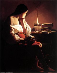 Magdalen With The Smoking Flame — Georges De La Tour