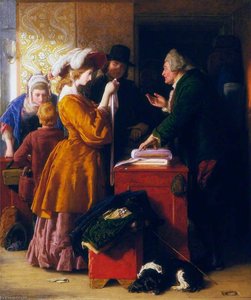 Choosing The Wedding Gown — William Mulready The Younger