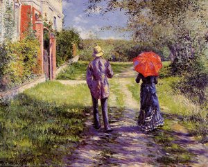 Rising Road — Gustave Caillebotte