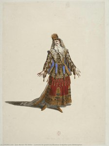 Kostume Til Den Store Præstesøn Apollon For Bellérophon — Jean Berain The Elder