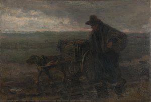 On Country Roads And Fields, Jozef Israëls, 1892 — Jozef Israels