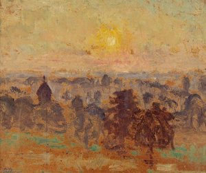 Evening, Richmond — Bernard Dunstan