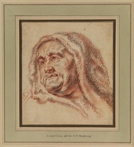 Nach Rubens Kopf — Jean-antoine Watteau