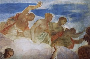 Phoebus With The Hours (detail) — Andrea Pozzo
