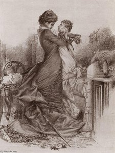 Anna Karenina Meets Her Son — Mikhail Vrubel