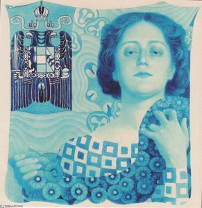 Design Of 100 Crowns Bill — Koloman Moser