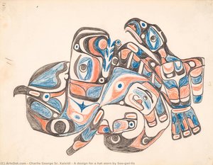 A Design For A Hat Worn By Soo-gwi-lis — 찰리 조지 Sr. 잘크시디