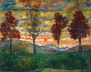 Four Trees — Egon Schiele