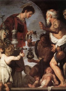 The Charity Of St Lawrence 1 — Bernardo Strozzi