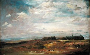 Hampstead Heath Con Baccanti — John Constable