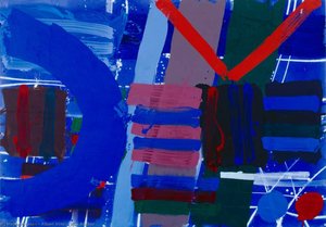 Blue Anchor — Albert Irvin