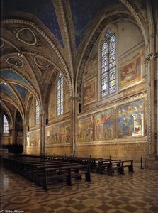 Vista Dell'interno Verso L'altare — Giotto Di Bondone