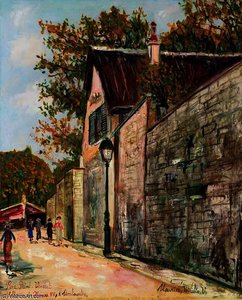The Saint Vincent And The House Of Henri Iv To Montmartre — Maurice Utrillo