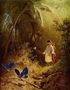 The Butterfly Hunter — Carl Spitzweg