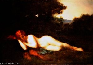 Nude Lying Down — Jean-jacques Henner
