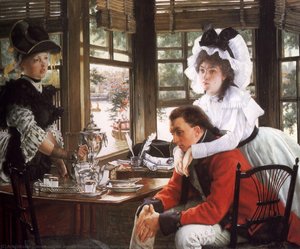 Cymraeg Newyddion Drwg (y Gwahanu) English Bad News (the Parting) — James Jaques Joseph Tissot