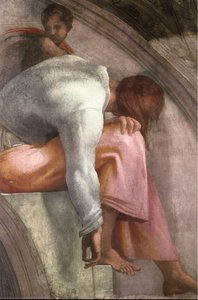Rehoboam - Abijah (detail) — Michelangelo