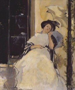 Woman On A Balcony — Philip Connard