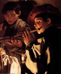 The Concert (detail) — Hendrick Terbrugghen