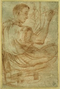 Jeune Peintre Devant Son Chevalet — Annibale Carracci