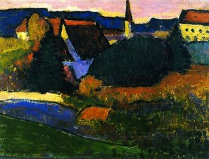 View Of Murnau — 알렉세이 폰 야블렌스키