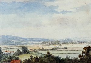 Landscape Near Windsor Sun — Aert Schouman