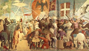 Il Ciclo Di Arezzo - Battaglia Tra Eraclio E Cosroe (dettaglio) [04] — Piero Della Francesca