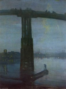 Nocturne En Bleu Et Or, Pont De Battersea Ancien — James Abbott Mcneill Whistler